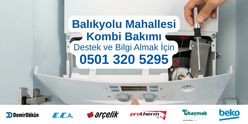 Esenyurt Balıkyolu Mahallesi kombi bakımı hizmeti - Profesyonel teknisyen kombi bakımı yaparken