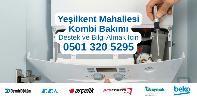 Esenyurt Yeşilkent Mahallesi kombi bakımı hizmeti - Profesyonel teknisyen kombi bakımı yaparken